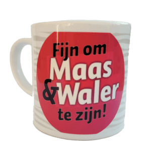 Fijn om Maas&Waler te zijn mok